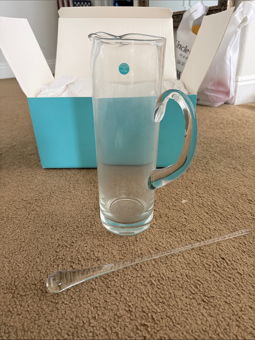 Tiffany & Co. Teardrop Cocktail martini pitcher